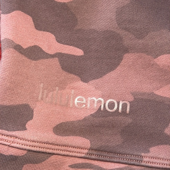Lululemon Perfectly Oversized Crew Heritage 365 Camo Brier Rose Multi Sz 16! - Picture 8 of 8